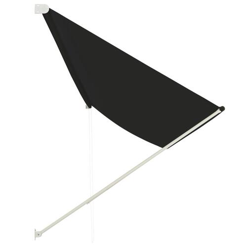 Foldemarkise 400x150 cm antracitgrå