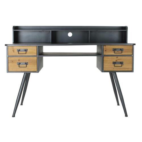 Skrivebord Metal Gran (135 x 60 x 95 cm)