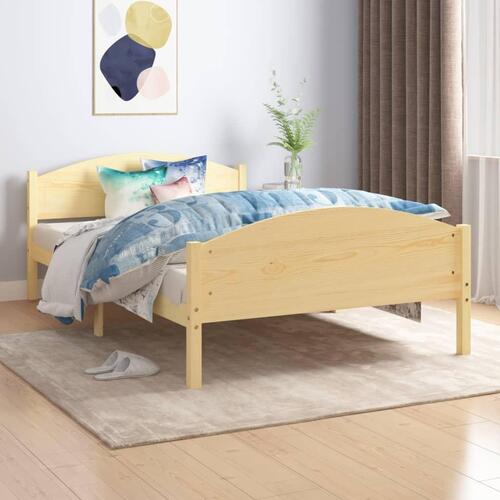 Sengestel 120x200 cm massivt fyrretræ