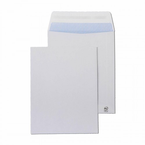 Sam konvolutter DIN C4 hvid 22,9 × 32,4 cm - 250 stk., 100 g/m²