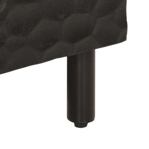 Sofabord 100x54x40 cm massivt mangotræ sort