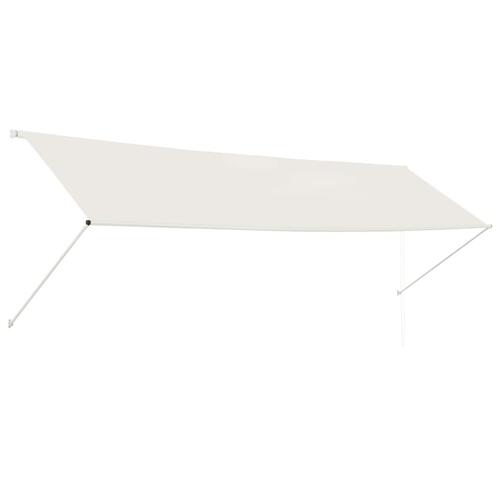 Foldemarkise 400x150 cm cremefarvet