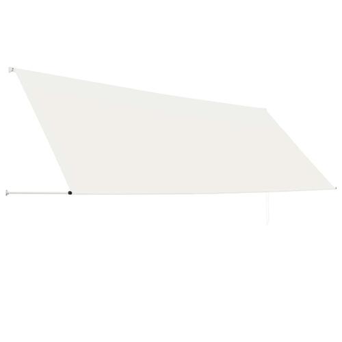 Foldemarkise 400x150 cm cremefarvet