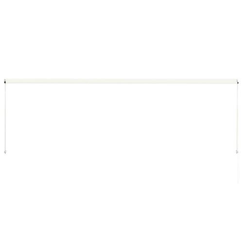 Foldemarkise 400x150 cm cremefarvet
