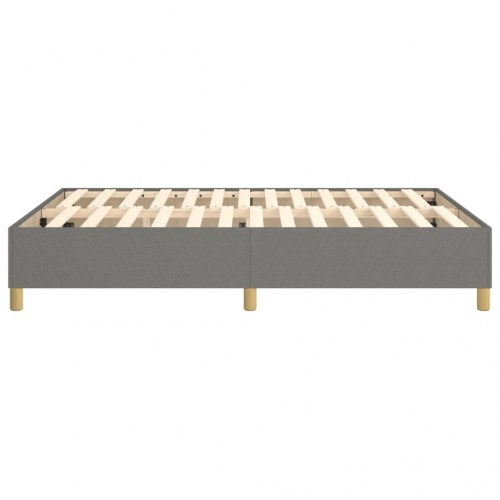 Boxspring sengeramme 140×200 cm - stof, mørkegrå