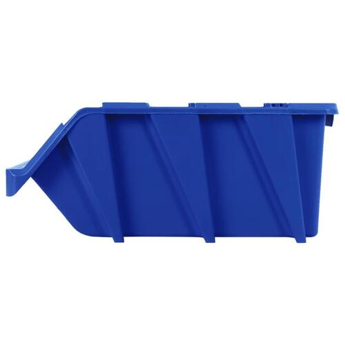 Stabelbare opbevaringskasser 35 stk. 218 x 360 x 156 mm blå
