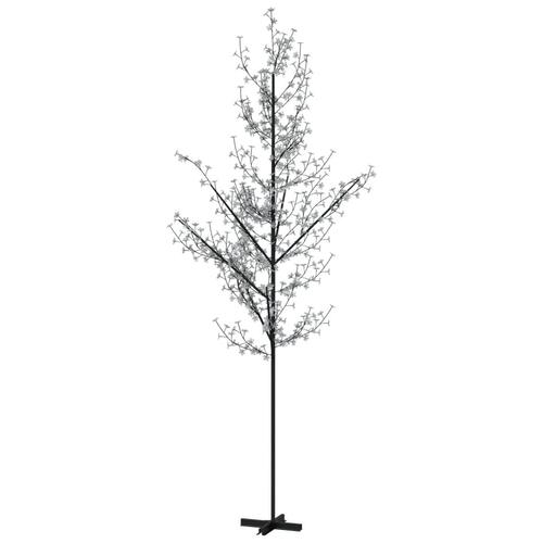 Kirsebærtræ med LED-lys 400 cm 672 LED'er varmt hvidt lys