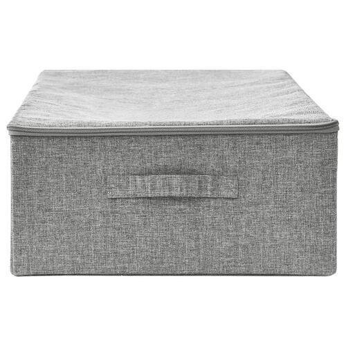 Opbevaringskasse 70x40x18 cm stof grå