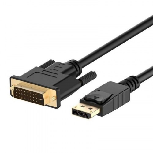 DisplayPort til DVI-kabel Ewent EC1440 - sort, 1,8 m