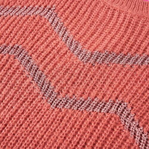Sweater til børn str. 140 strikket pink