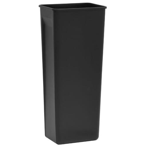 Pedalspand fingeraftryksafvisende 30 l rustfrit stål sort