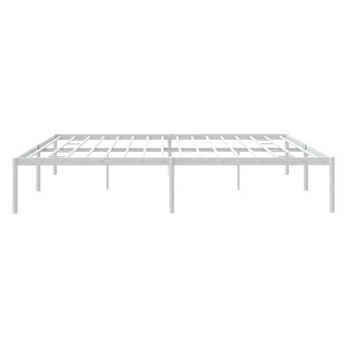 Sengeramme 180x200 cm metal hvid