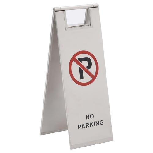 Foldbart parkeringsskilt rustfrit stål
