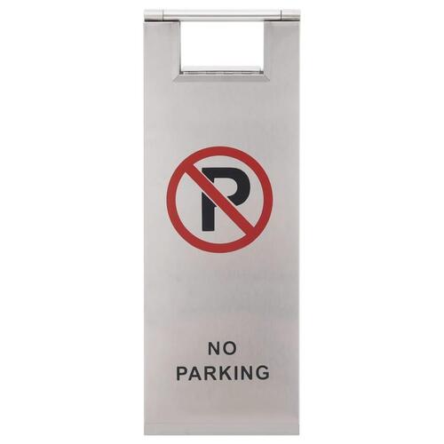 Foldbart parkeringsskilt rustfrit stål