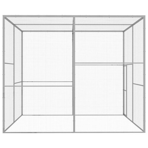 Kattebur 3x3x2,5 cm galvaniseret stål