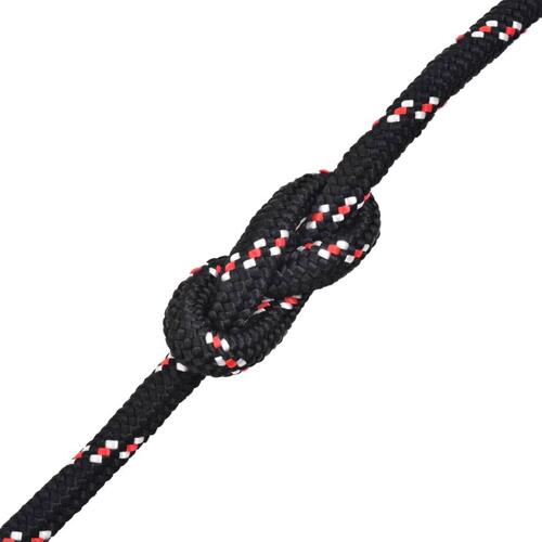Marinereb i polypropylen 8 mm 500 m sort