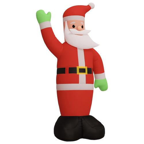 Oppustelig julemand med LED-lys 820 cm