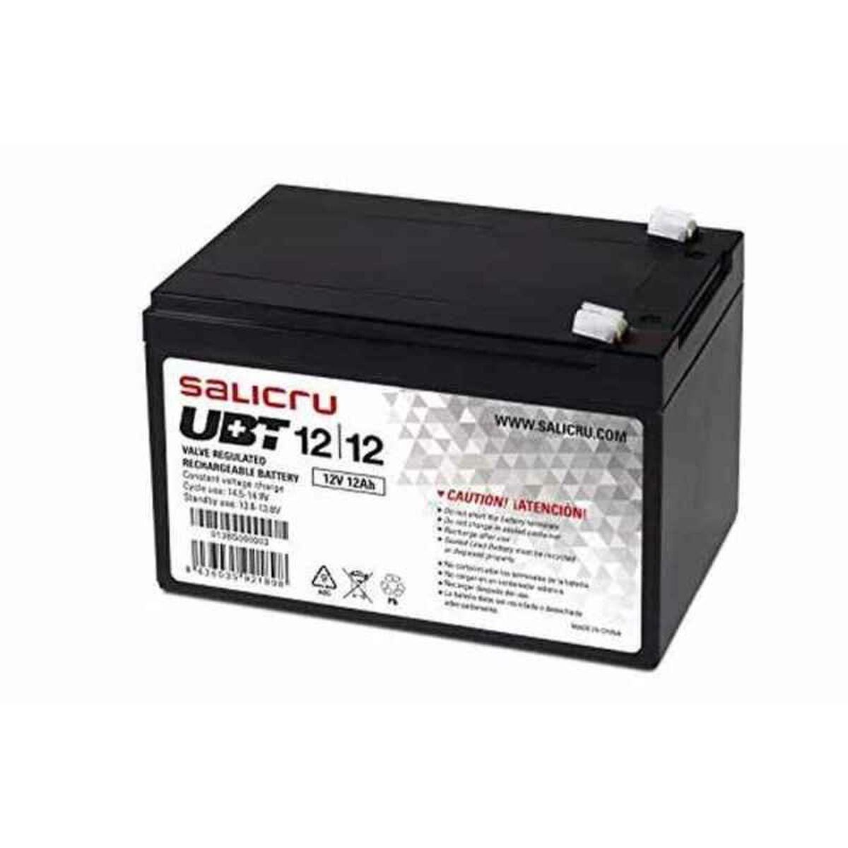 Batteri til System til Uafbrydelig Strømforsyning Salicru UBT 12/12 12 ah 12 v 12 Ah 12 V