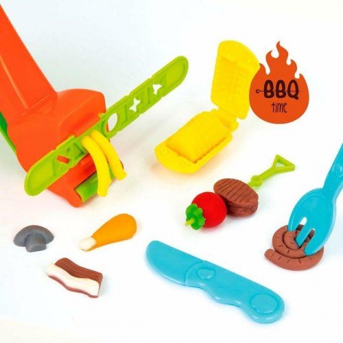 Milan Soft Dough BBq - modellermasse, multifarvet (sæt med værktøj)