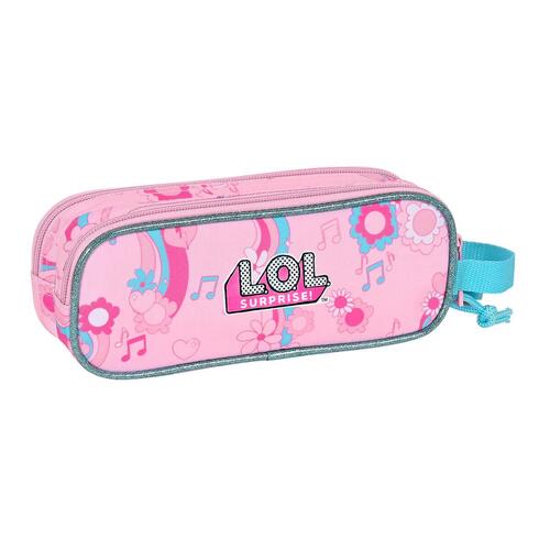 Dobbelt carry-all LOL Surprise! Glow girl Pink (21 x 8 x 6 cm)
