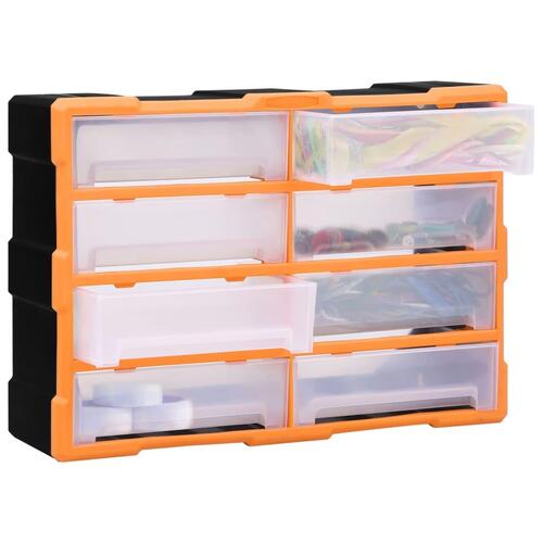 Skuffereol med 8 store skuffer 52x16x37 cm