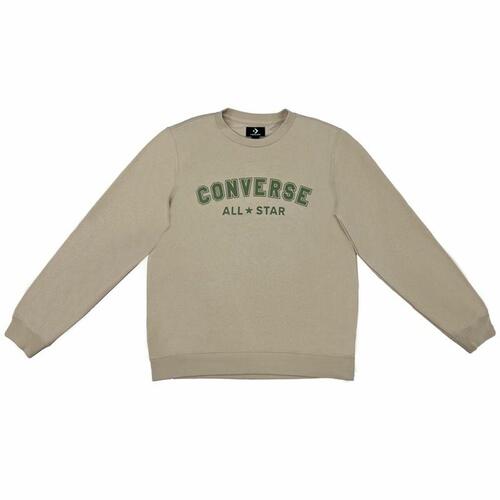 Sweaters uden Hætte til Mænd Converse Classic Fit All Star Single Screen Brun 2XS