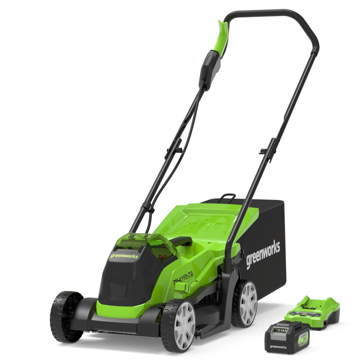Plæneklipper Greenworks GD24LM33K4