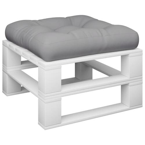 Pallehynde 50x50x12 cm stof grå