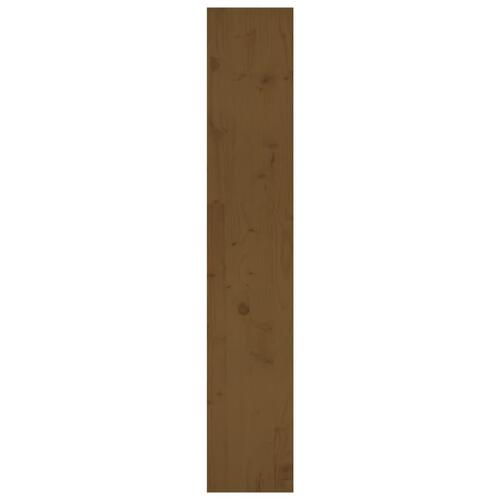Bogreol/rumdeler 80x30x167,4 cm massivt fyrretræ gyldenbrun