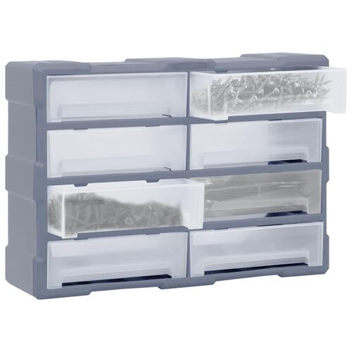 Skuffereol med 8 store skuffer 52x16x37 cm