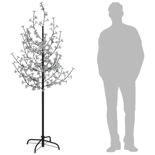 Kirsebærtræ med LED-lys 180 cm 200 LED'er varmt hvidt lys