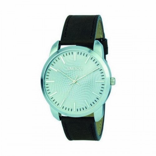 Snooz unisex armbåndsur Saa0044-65 - grå skive, brun rem (Ø 44 mm)