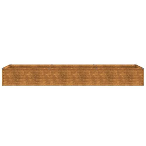 Højbed 291x50x36 cm cortenstål