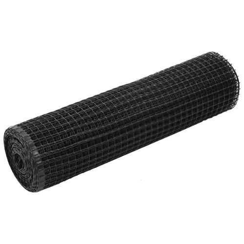 Hegnsnet til haven HDPE 50 x 0,6 m sort