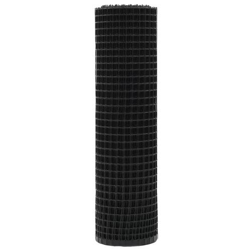 Hegnsnet til haven HDPE 50 x 0,6 m sort
