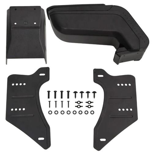 Universelt armlæn til bil 14x30x(32-48,5) cm ABS sort