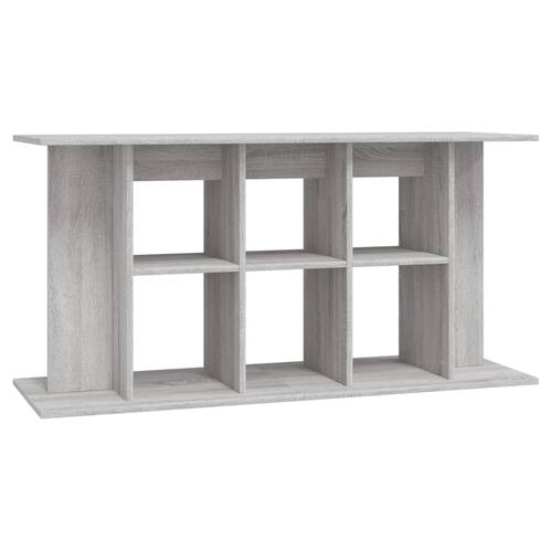 Akvariebord 120x40x60 cm konstrueret træ grå sonoma-eg
