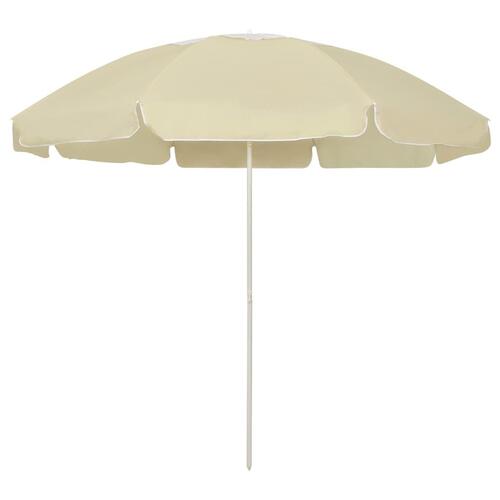 Strandparasol 240 cm sandgul