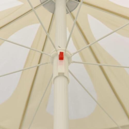 Strandparasol 240 cm sandgul