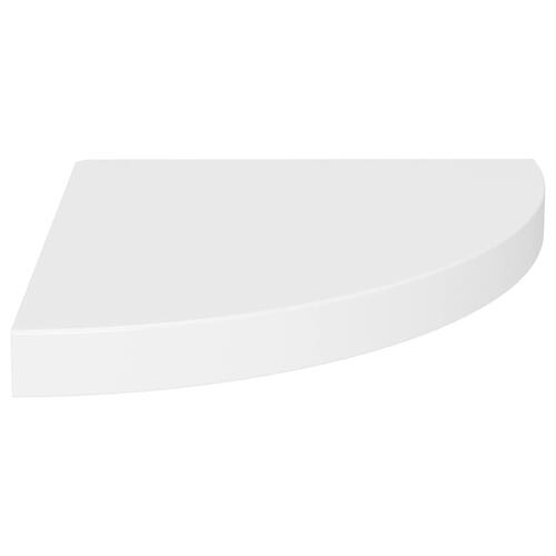 Hjørnehylder 2 stk. 35x35x3,8 cm MDF hvid