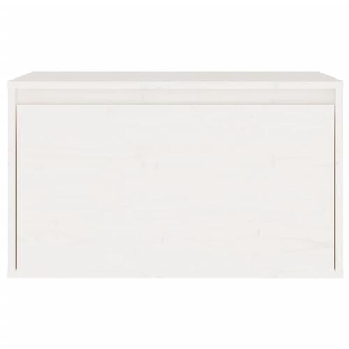 Vægskab 60x30x35 cm massivt fyrretræ hvid