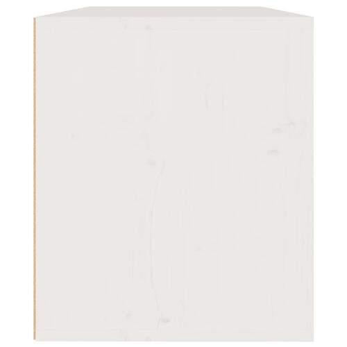 Vægskab 60x30x35 cm massivt fyrretræ hvid
