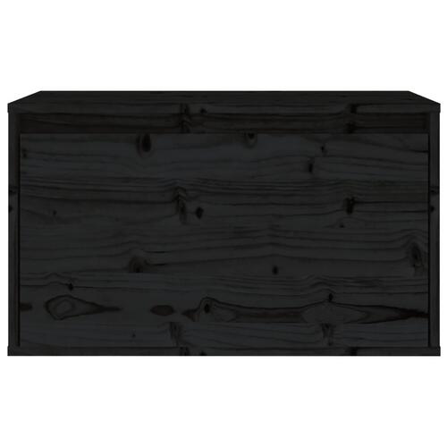 Vægskab. 60x30x35 cm massivt fyrretræ sort