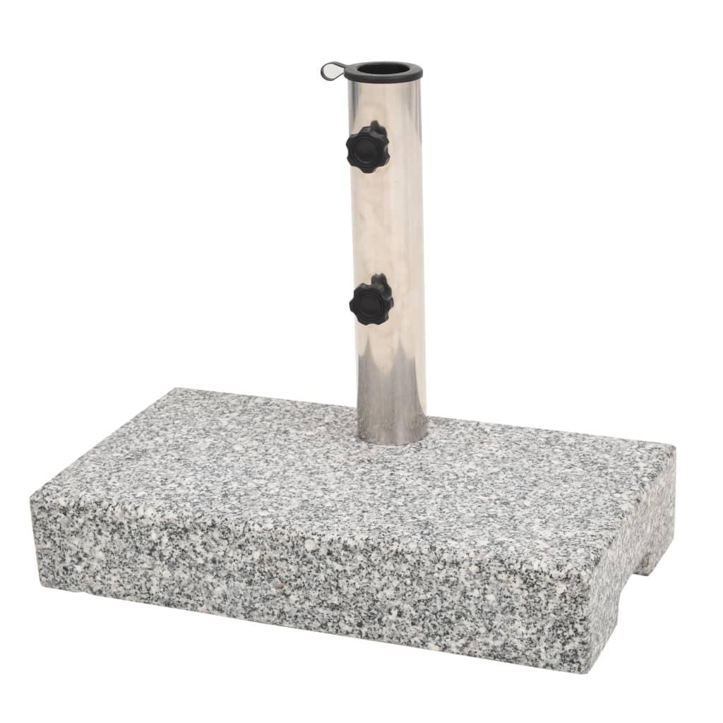 Parasolfod granit rektangulær 25 kg