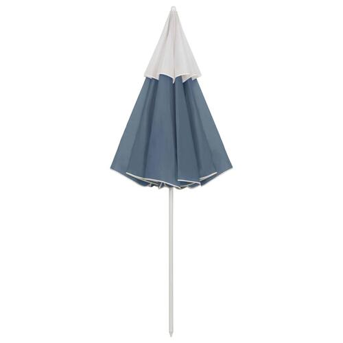 Strandparasol 300 cm blå