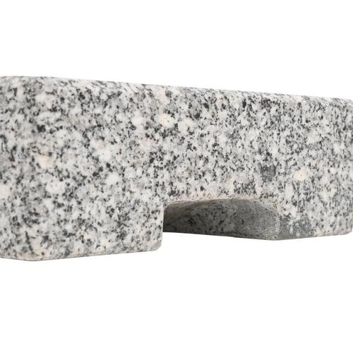 Parasolfod granit rektangulær 25 kg