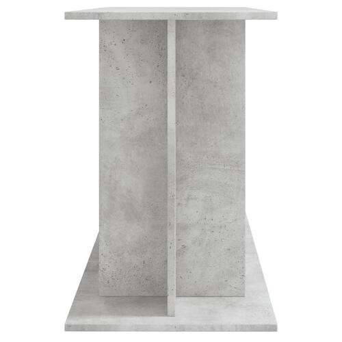 Akvariebord 120x40x60 cm konstrueret træ betongrå