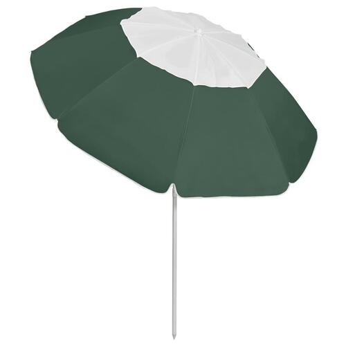 Strandparasol 300 cm grøn