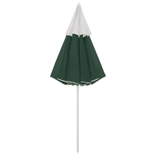 Strandparasol 300 cm grøn