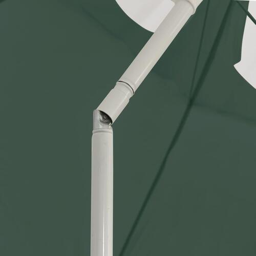 Strandparasol 300 cm grøn